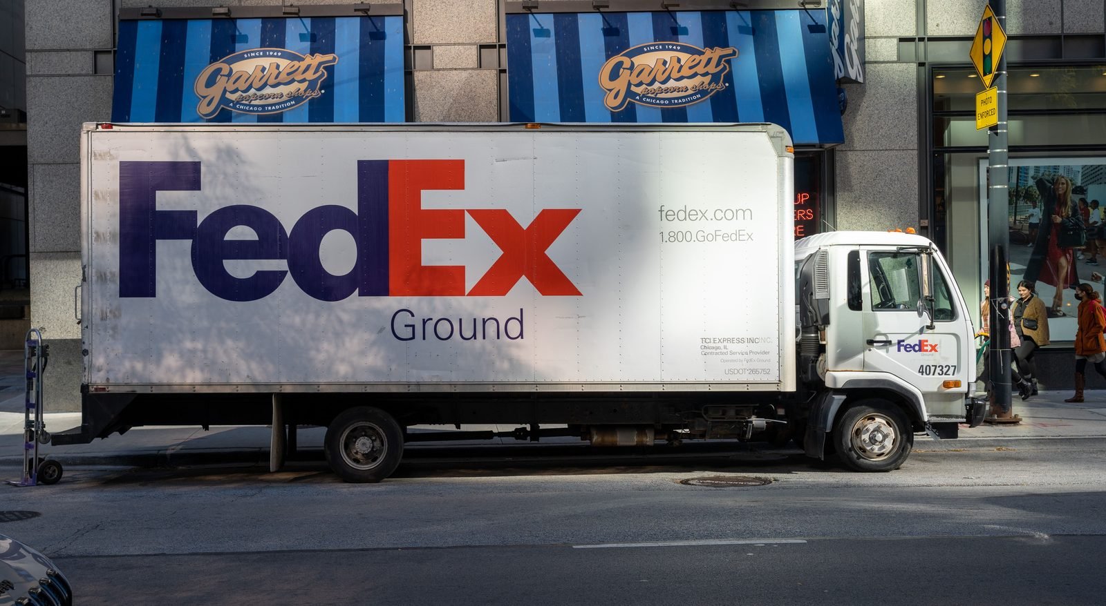 Logistics fleet wrap